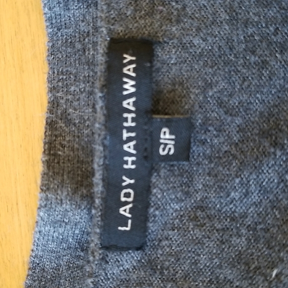 Grey Wool Blend Cardigan - Picture 4 of 11